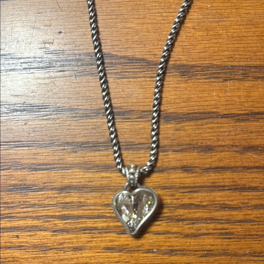 Brighton Elegant Silver Heart Pendant Necklace